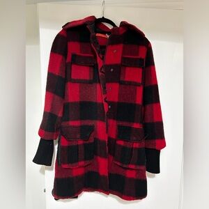 Alice and Olivia wool plaid jacket